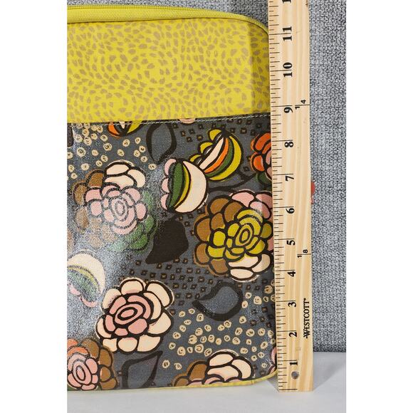 FOSSIL WOMENS KEY-PER MULTICOLOR COATED CANVAS LAPTOP SLEEVE 11X14 W/ KEY CHARM - Picture 10 of 10